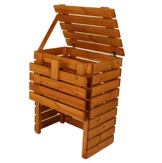 Krušnohorský Nábytek Dřevěný kompostér 400 l 1K101 1